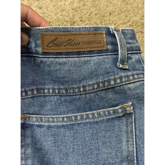BILL BLASS Vintage Women High Waist Mom Jeans Easy Fit Tapered Leg 12P 30x27 Y2k - Picture 4 of 8